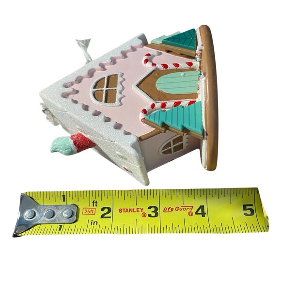 Hallmark Signature Home Sweet Home Ornament Pink Gingerbread House NEW - Picture 8 of 9